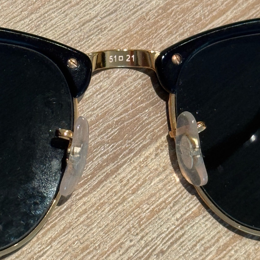 Ray-Ban Black Clubmaster Classic Sunglasses - Picture 7 of 10